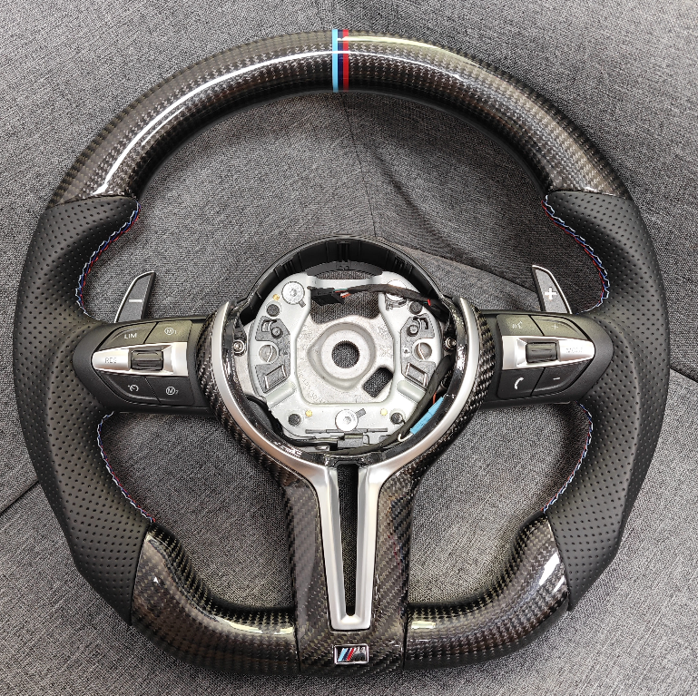 BMW 5 Series Carbon Fiber Steering Wheel — M Sport Style